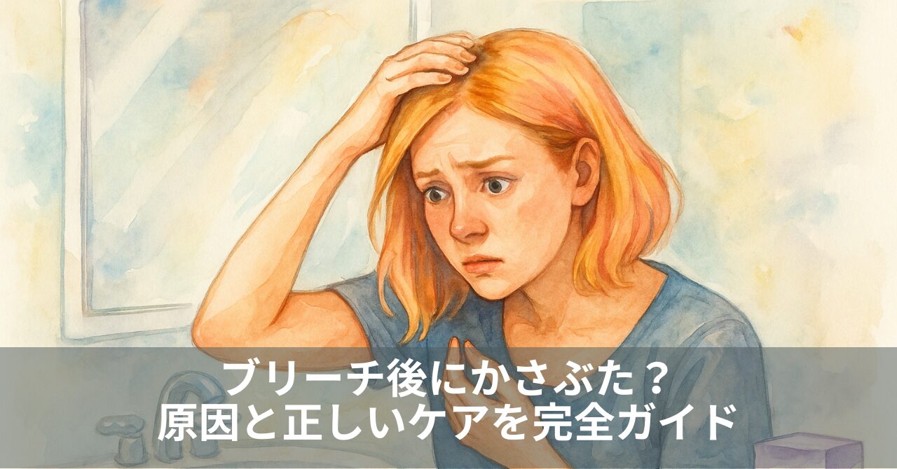ブリーチ後にかさぶた？原因と正しいケアを完全ガイド